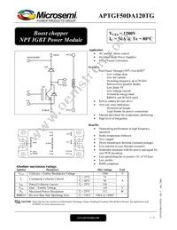 APTGF50DA120TG Datasheet Cover