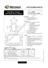 APTGF50DDA60T3G Datasheet Cover