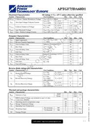 APTGF75DA60D1G Datasheet Page 2