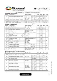 APTGF75H120TG Datasheet Page 2