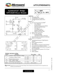 APTGF90DH60TG Datasheet Cover