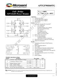 APTGF90H60TG Datasheet Cover