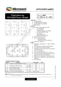 APTGF90TA60PG Datasheet Cover