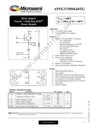 APTGT150SK60TG Datasheet Cover