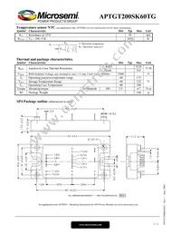 APTGT200SK60TG Datasheet Page 3
