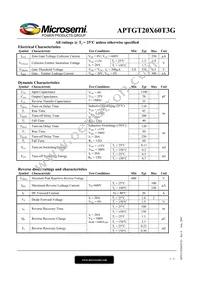 APTGT20X60T3G Datasheet Page 2