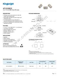 APTL3216QBC/D Datasheet Cover