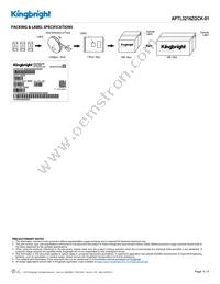 APTL3216ZGCK-01 Datasheet Page 4