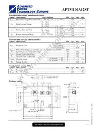 APTM100A12STG Datasheet Page 3