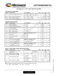 APTM10HM09FTG Datasheet Page 2