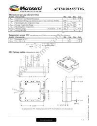 APTM120A65FT1G Datasheet Page 3