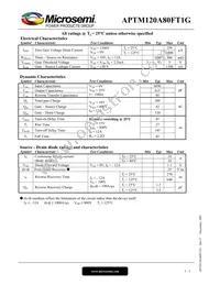 APTM120A80FT1G Datasheet Page 2