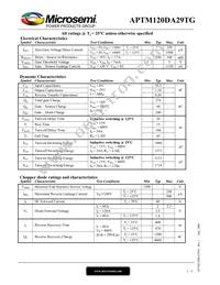 APTM120DA29TG Datasheet Page 2