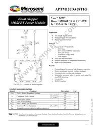 APTM120DA68T1G Datasheet Cover