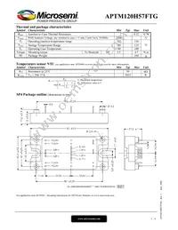 APTM120H57FTG Datasheet Page 3