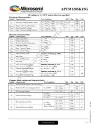 APTM120SK15G Datasheet Page 2