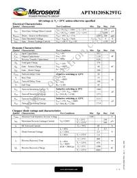 APTM120SK29TG Datasheet Page 2