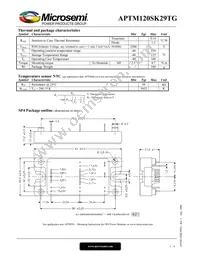 APTM120SK29TG Datasheet Page 3