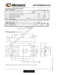 APTM20DHM16TG Datasheet Page 3