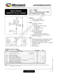 APTM20SKM10TG Datasheet Cover