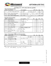 APTM50A15FT1G Datasheet Page 2