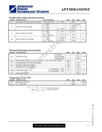 APTM50AM19STG Datasheet Page 3