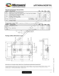 APTM50AM25FTG Datasheet Page 3