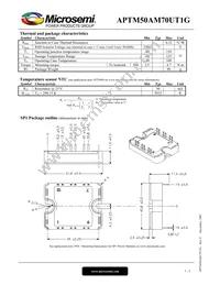 APTM50AM70FT1G Datasheet Page 3
