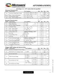 APTM50DAM38TG Datasheet Page 2