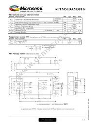 APTM50DAM38TG Datasheet Page 3