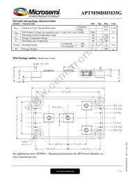 APTM50DHM35G Datasheet Page 3