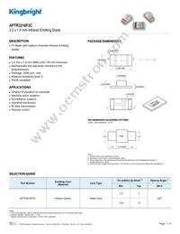 APTR3216F3C Datasheet Cover