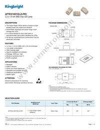 APTR3216SYCK/J3-PRV Datasheet Cover