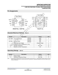 APX393SG-13 Datasheet Page 2