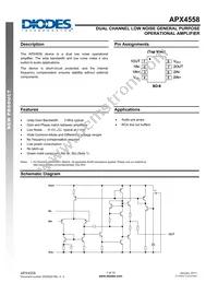 APX4558S-13 Datasheet Cover