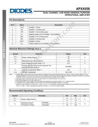 APX4558S-13 Datasheet Page 2