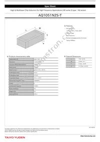 AQ1051N2S-T Datasheet Cover