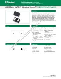 AQ3118-01ETG Datasheet Cover