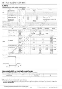 AQV454 Datasheet Page 2