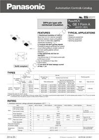 AQY216EHA Datasheet Cover