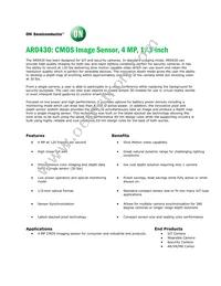 AR0430CSSC14SMRA0-DP Datasheet Cover
