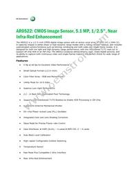 AR0522SRSM09SURA0-DP Datasheet Cover