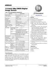 AR0543CSSC25SUD20 Datasheet Cover