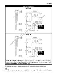 ARF441 Datasheet Page 4