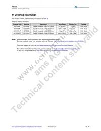 AS1100WE Datasheet Page 16