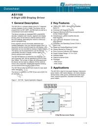 AS1108PL Datasheet Cover