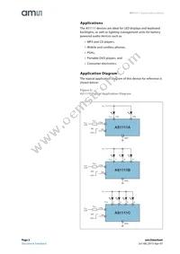 AS1111C-BDFT Datasheet Page 2