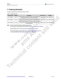 AS1112-BQFT Datasheet Page 19