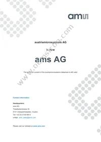 AS1115-BQFT Datasheet Cover