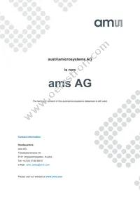 AS1123-BTST Datasheet Cover